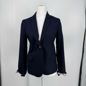 J.Crew Schoolboy Blazer in Navy Wool